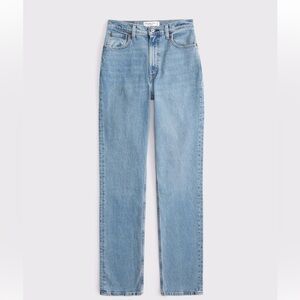 Abercrombie & Fitch 90’s straight Ultra High rise Curve love jeans